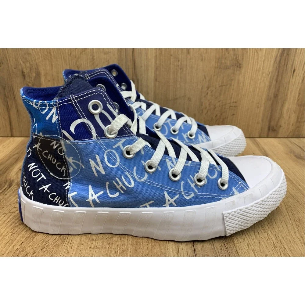 Converse Kids UNT1TL3D Hi Sneakers NOT A CHUCK 272575C University Blue Size 6